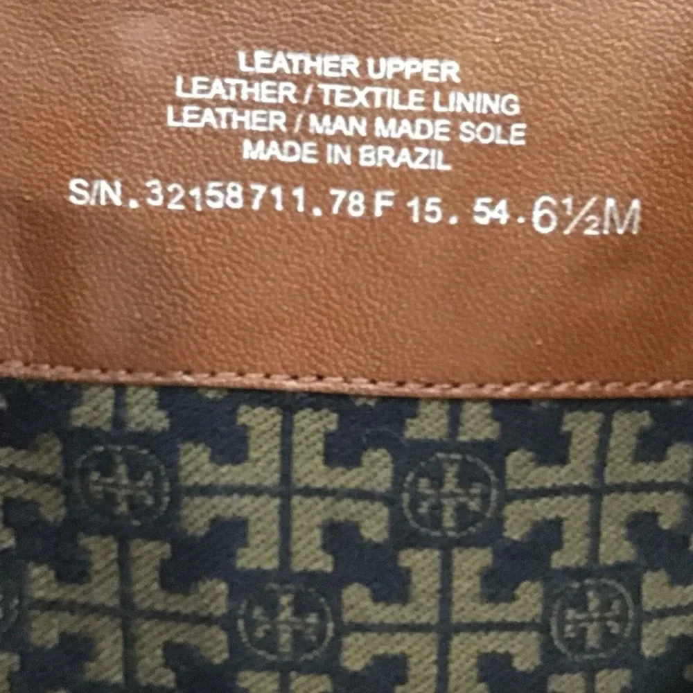 Women’s Tory Burch Brown Leather Riding Boot Size 6.5M
